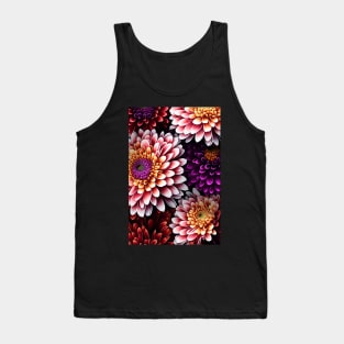 Bright Flower Field: Eco-Friendly Designs for a Green Future Tank Top